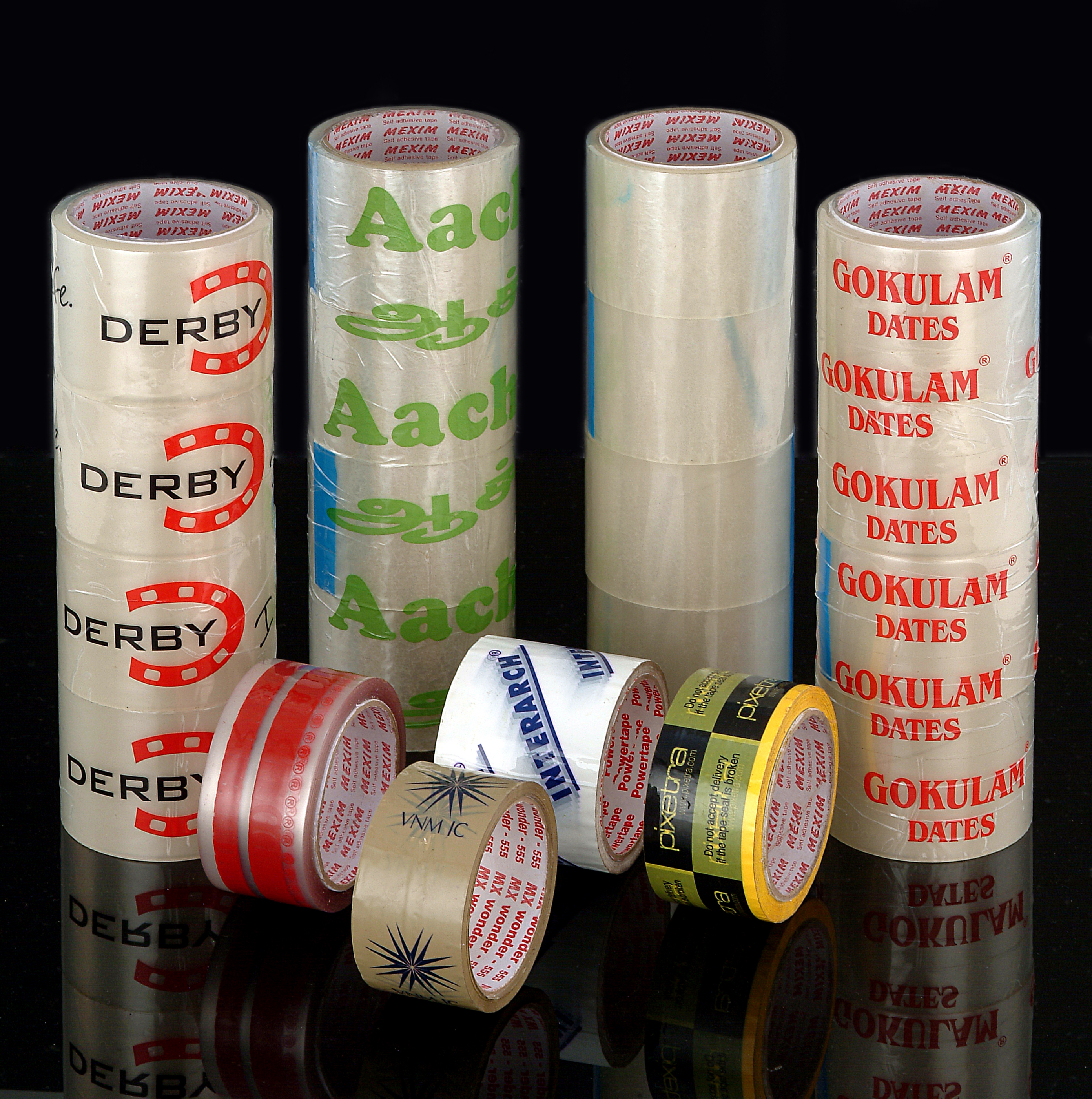 BOPP plain tape rolls
