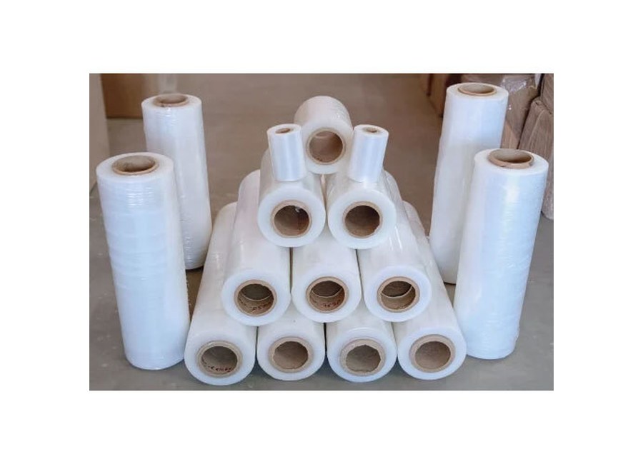 Stretch wrap film rolls